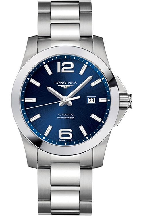 Longines Conquest 43 mm Watch in Blue Dial