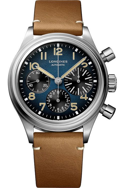 Longines Heritage Avigation 41 mm Watch in Blue Dial