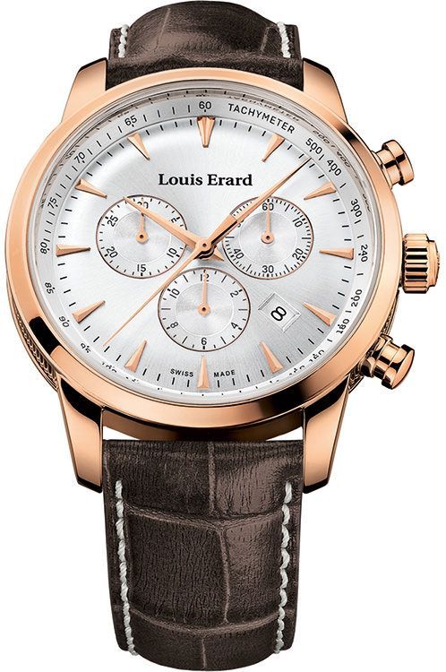 Louis Erard Heritage 42 mm Watch in Silver Dial