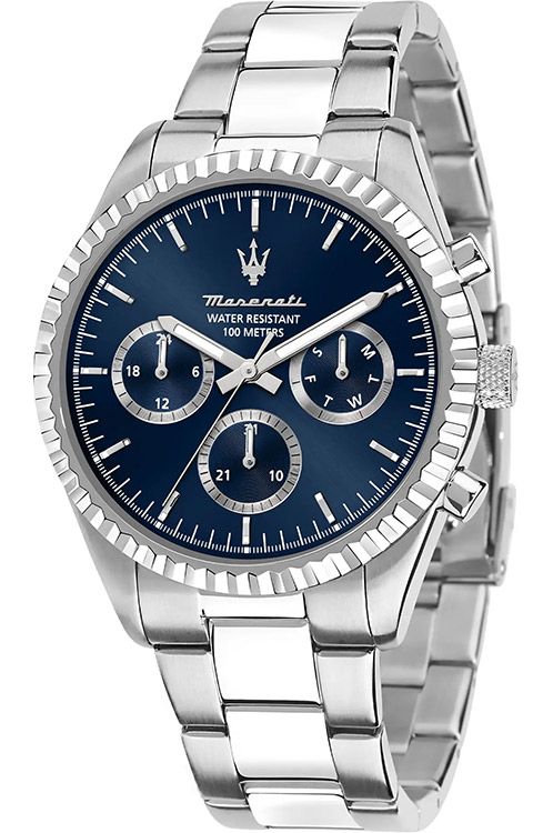 Maserati Classic Quartz Men Watches in Round case Blue Dial - Main Image