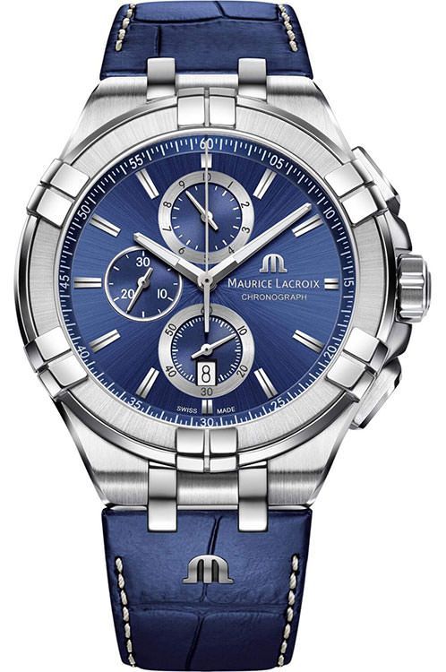 Maurice Lacroix Aikon Quartz 44 mm Watch in Blue Dial