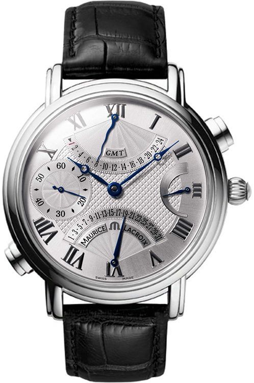 Maurice Lacroix Double Retrograde 43.5 mm Watch in Silver Dial