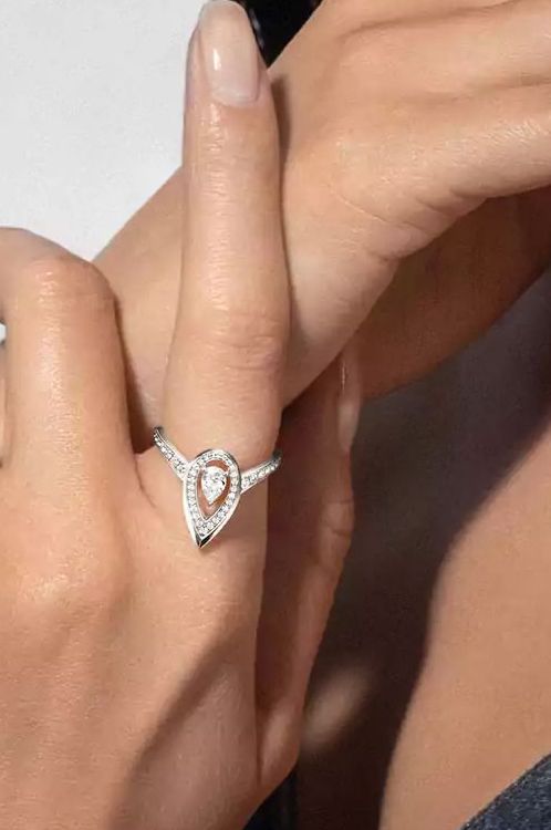 Messika Fiery White Gold Ring Jewellery 12331-WG-52 | Ethos