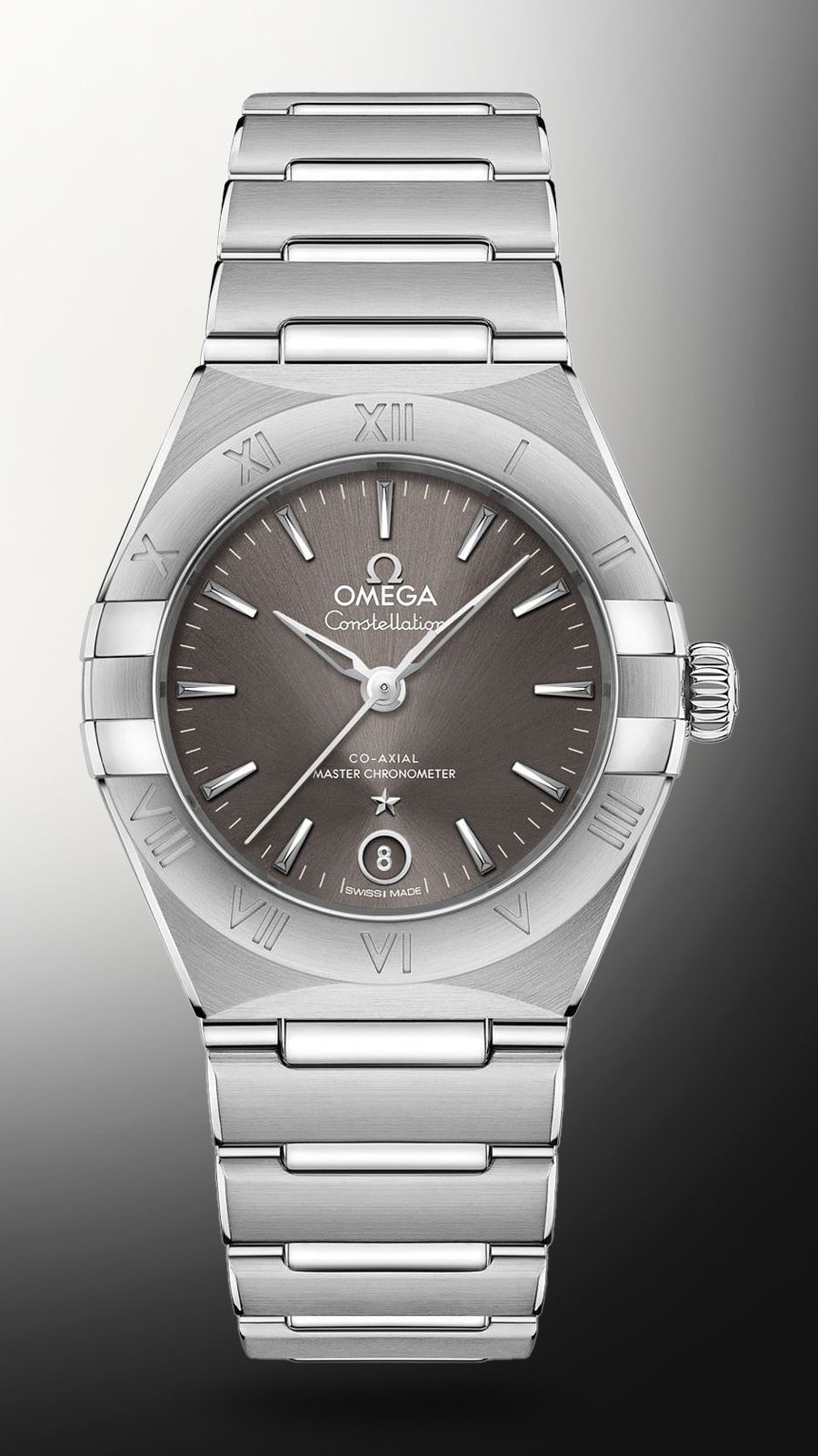 Omega Constellation 29 mm Watch in Grey Dial