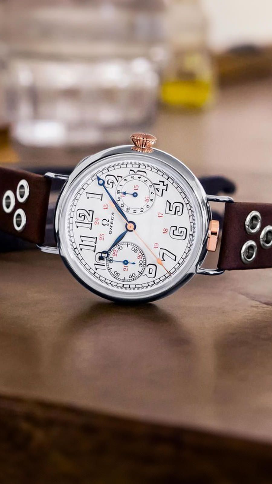 First Omega Wrist Chronograph