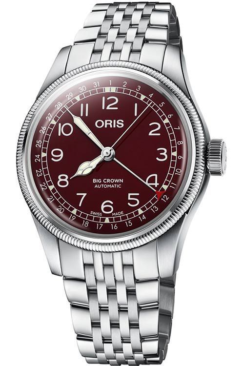 Oris Big Crown Pointer Date 40 mm Watch in Red Dial