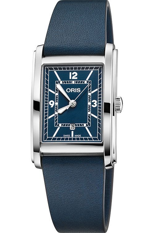 Oris Rectangular 25.5 mm Watch in Blue Dial