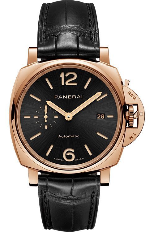 Panerai Luminor Due 42 mm Watch in Black Dial