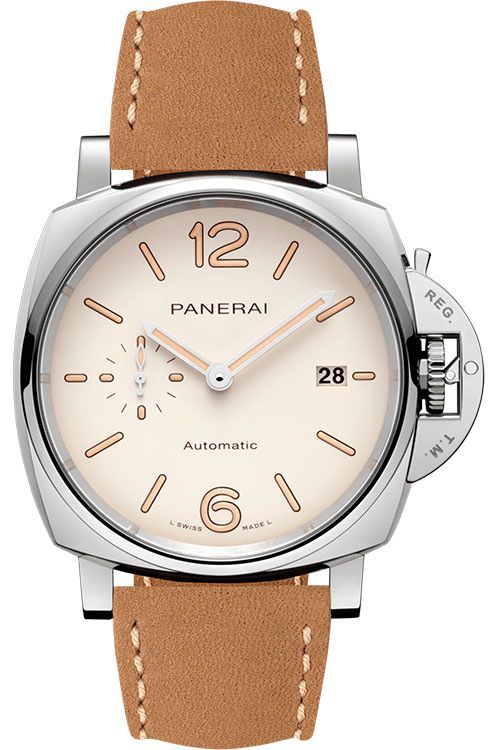 Panerai Luminor Due 42 mm Watch in White Dial