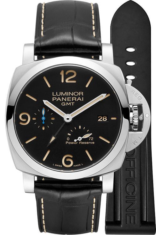 Panerai Luminor 44 mm Watch in Black Dial