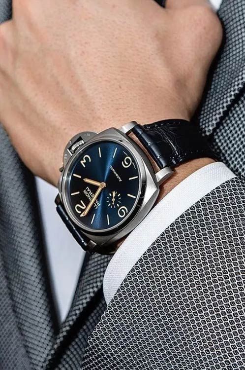 Panerai Luminor 45 mm Watch in Blue Dial