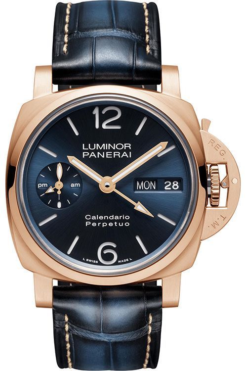 Panerai Luminor 44 mm Watch in Blue Dial