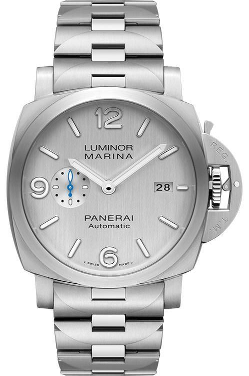 Panerai Marina Automatic 44 mm Watch in Silver Dial