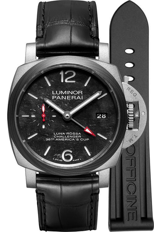 Panerai Luminor 42 mm Watch in Black Dial