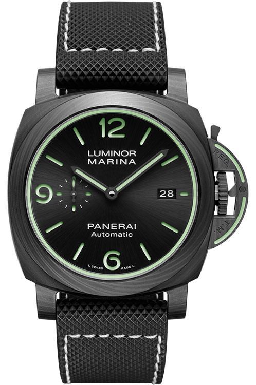 Panerai Marina Carbotech 44 mm Watch in Black Dial