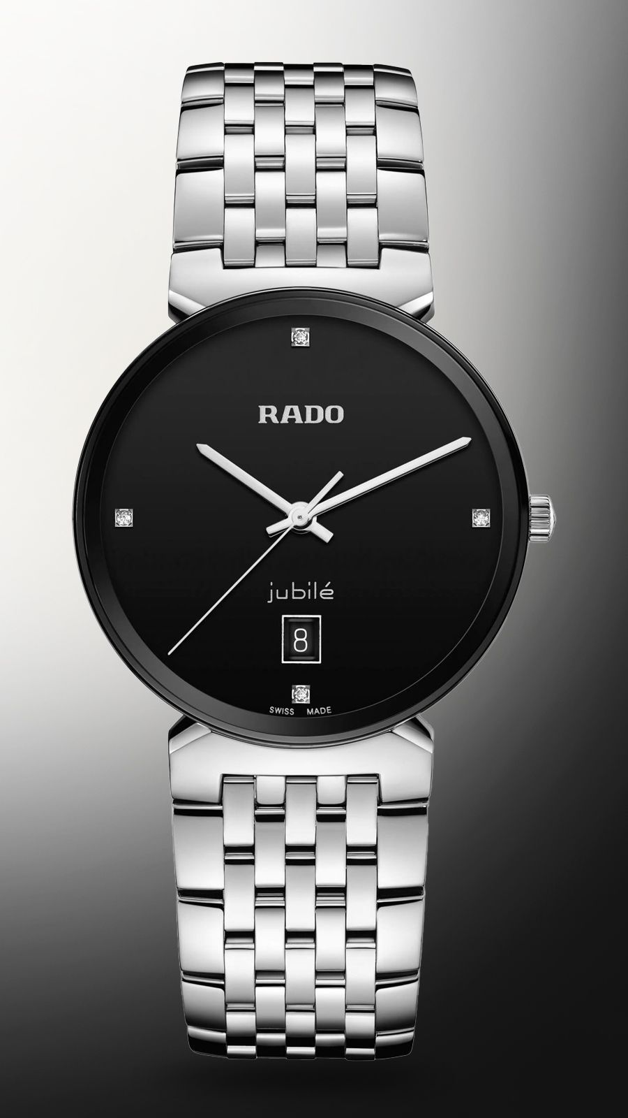 Rado Florence 38 mm Watch in Black Dial