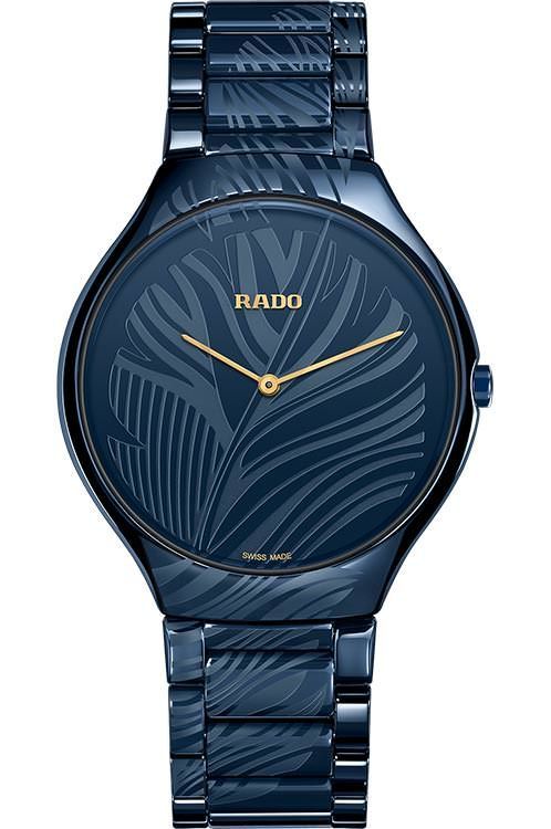 Rado True Thinline 39 mm Watch in Blue Dial