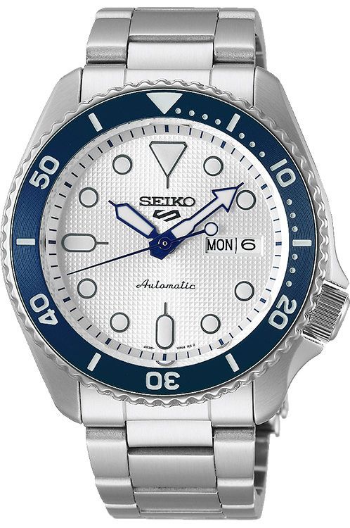 Seiko 5 sports deals automatic white dial