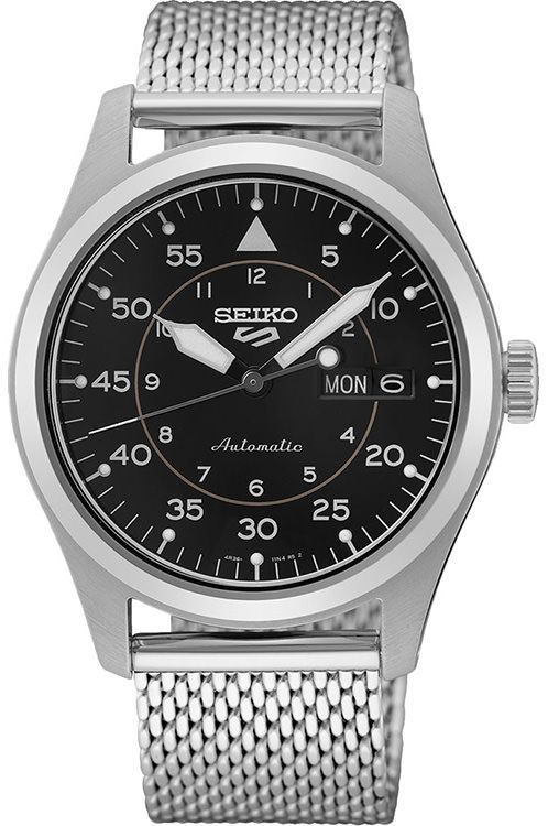 Seiko Field Suits Style 39.4 mm Watch in Black Dial