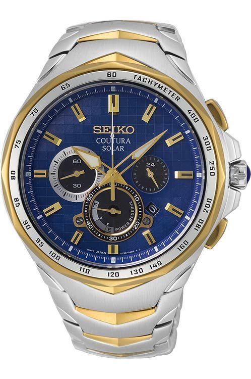 Seiko Coutura 45.5 mm Watch in Blue Dial