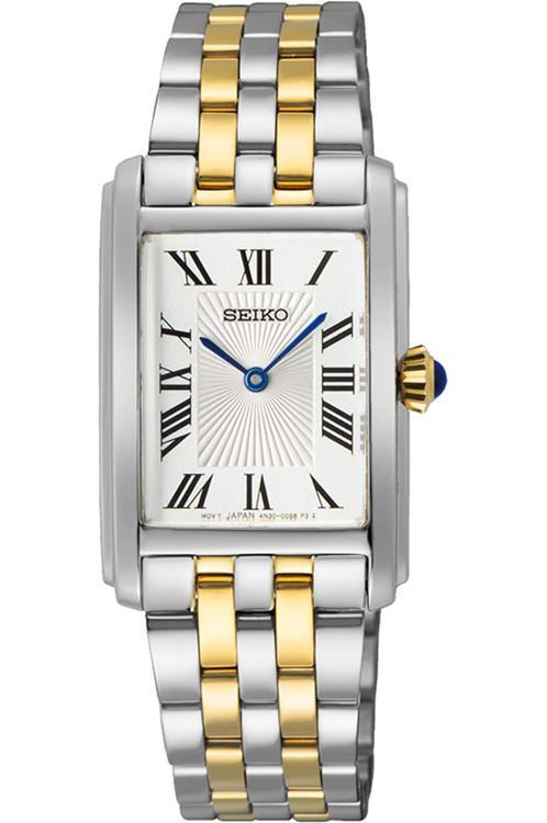 Seiko square face on sale watch