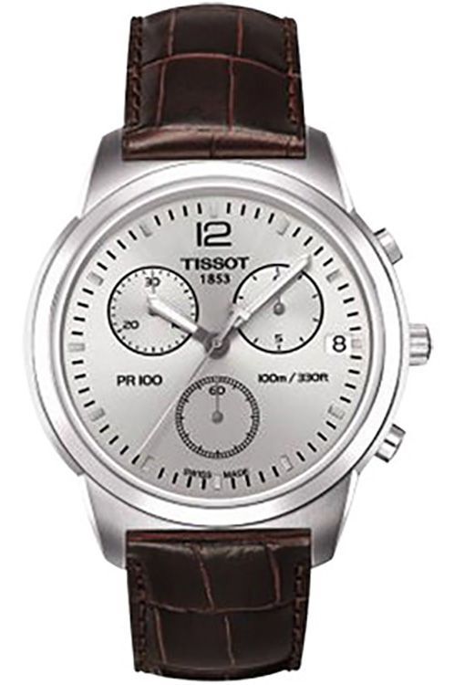 Tissot PR 100 40 mm Watch in Silver Dial