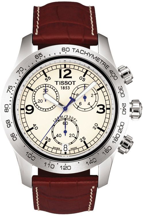 Tissot Tissot V8 43 mm Watch in Ivory Dial