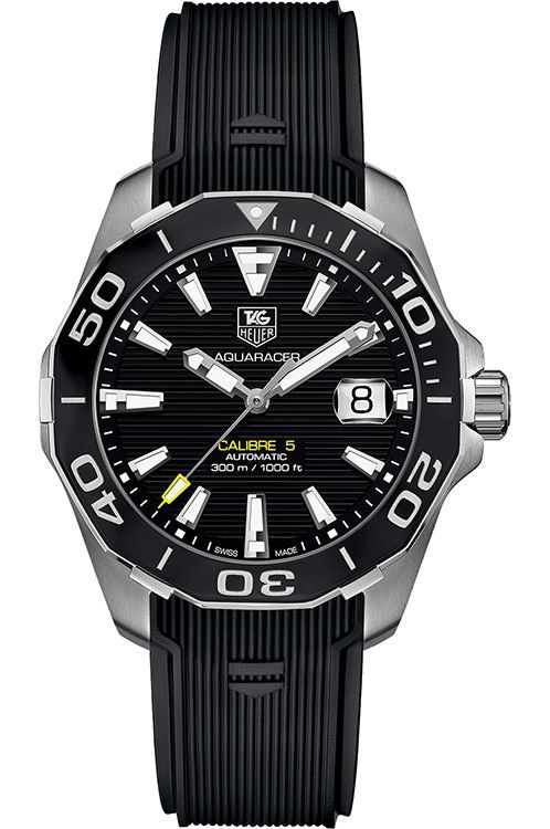 TAG Heuer Calibre 5 41 mm Watch in Black Dial