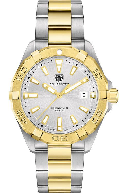 Tag heuer aquaracer gold and silver online