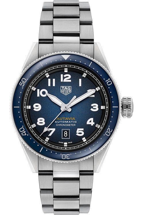TAG Heuer Autavia 42 mm Watch in Blue Dial