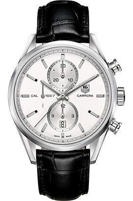 TAG Heuer Carrera 41 mm Watch in Silver Dial