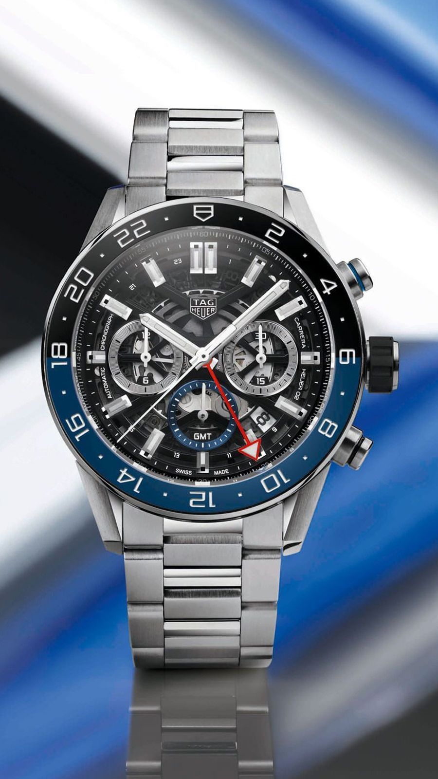 Carrera heuer 02 gmt clearance