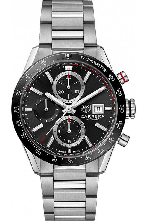 TAG Heuer Calibre 16 41 mm Watch in Black Dial