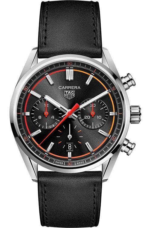 TAG Heuer Carrera 42 mm Watch in Black Dial