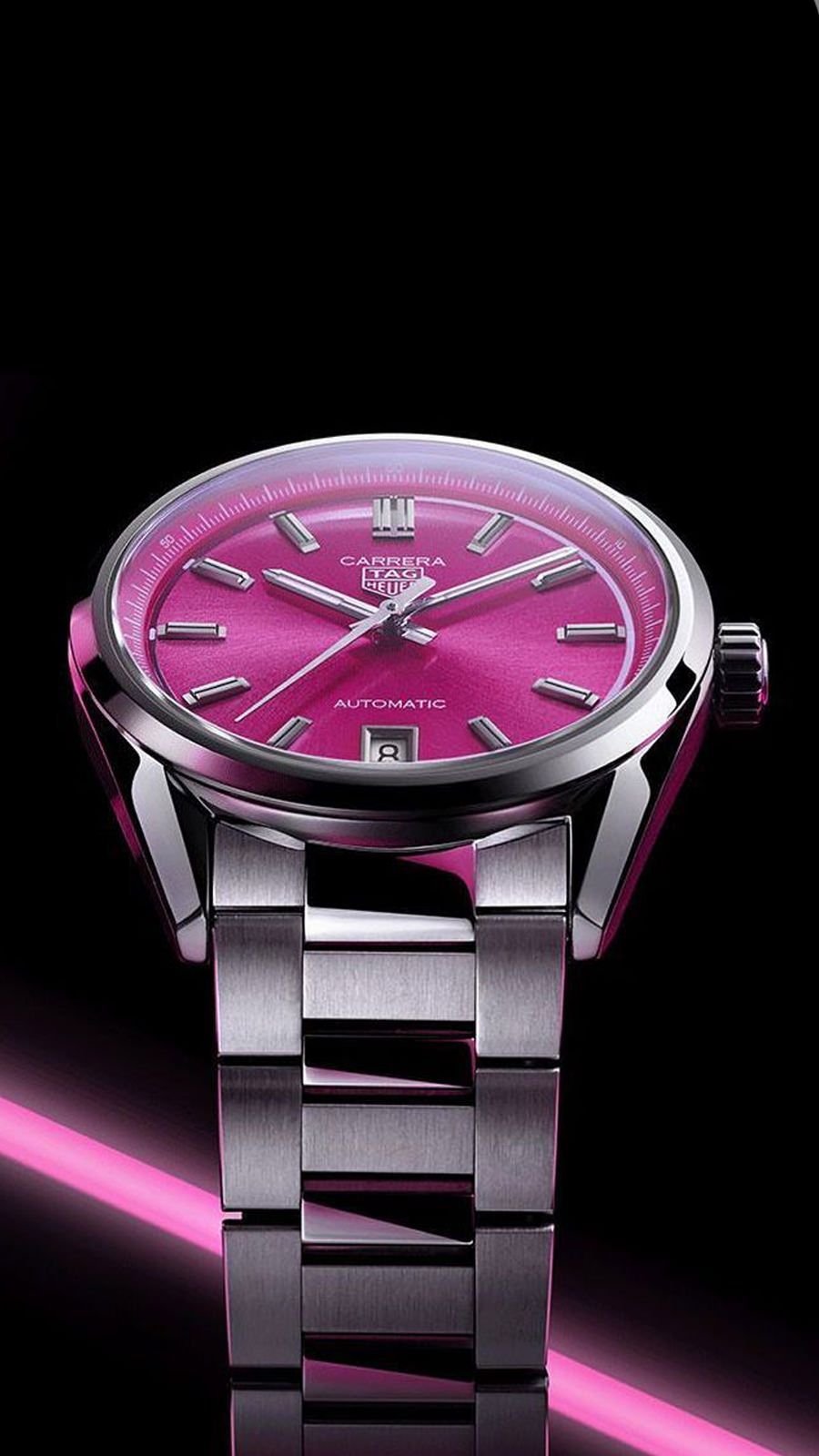 TAG Heuer Carrera 36 mm Watch in Pink Dial