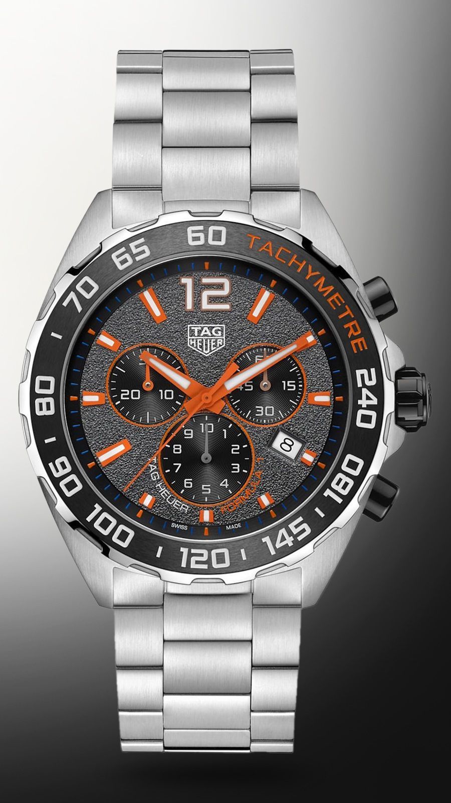 TAG Heuer Formula 1 43 mm Watch in Grey Dial