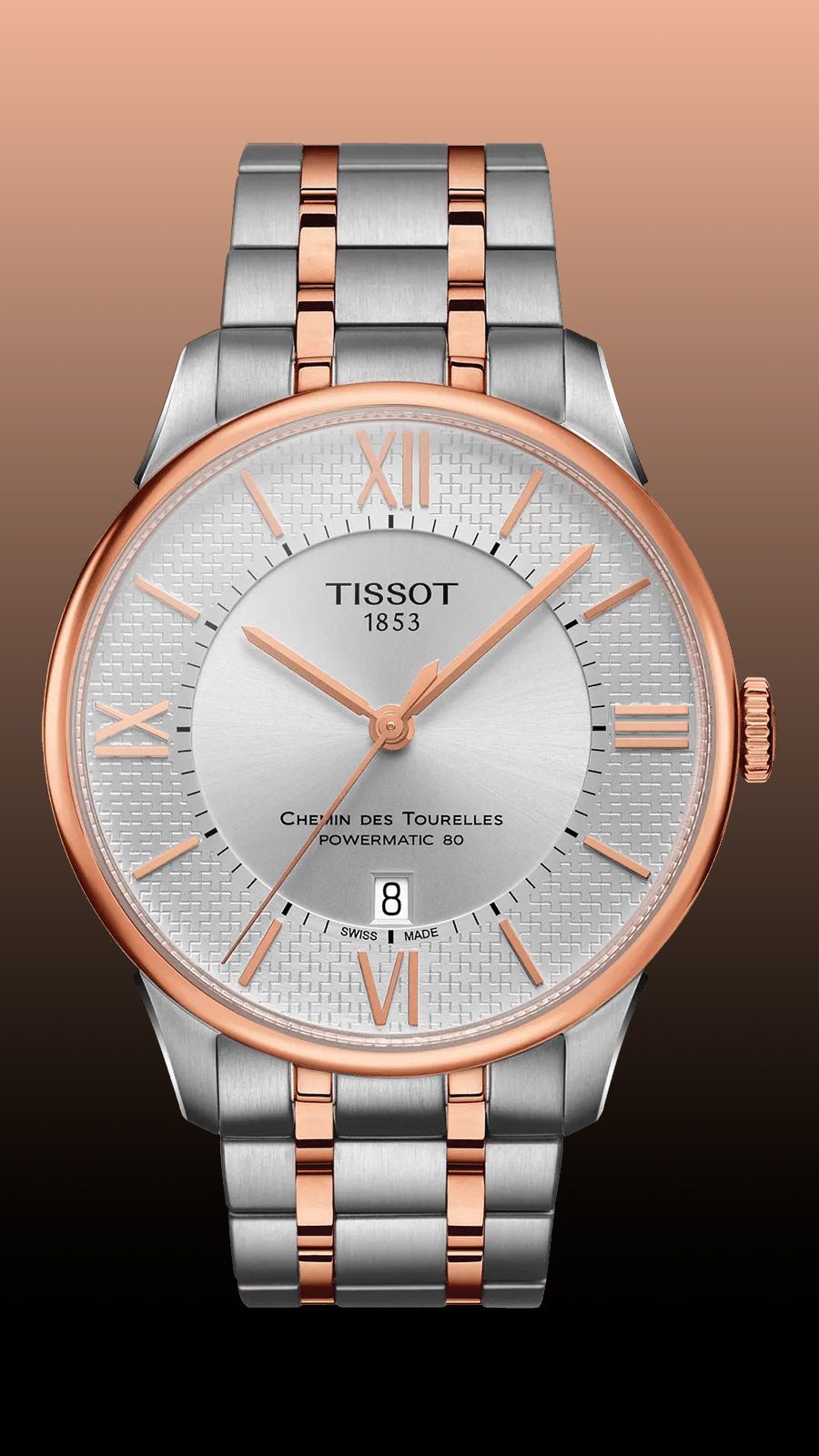 Tissot T-Classic Automatic Men Watches in Round case Silver Dial