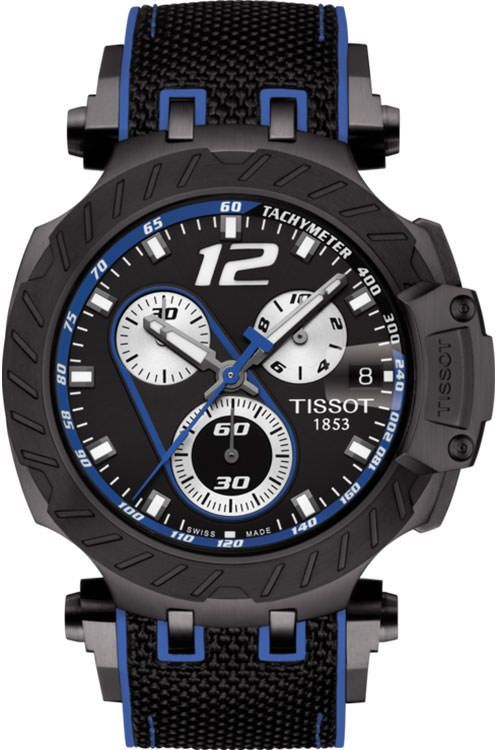 Tissot t race hot sale blue strap