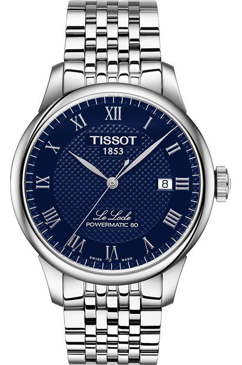 Tissot Le Locle Powermatic 80 39.30 mm Watch in Blue Dial