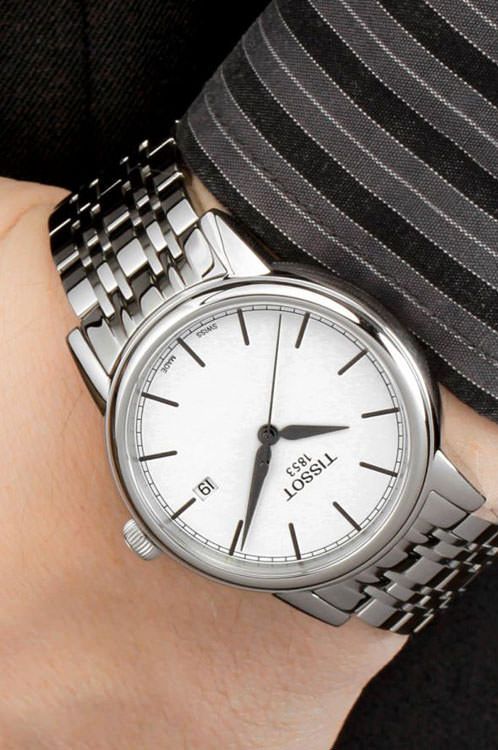 Tissot Tissot Carson 40 mm Watch in White Dial