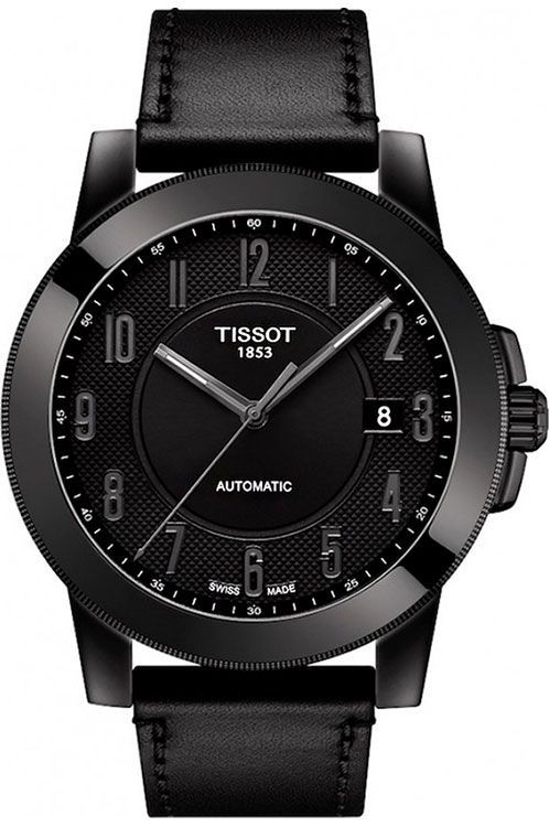 Tissot Gentleman 44 mm Watch in Black Dial