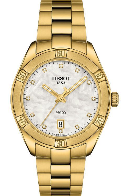 Tissot Tissot PR 100 36 mm Watch in MOP Dial