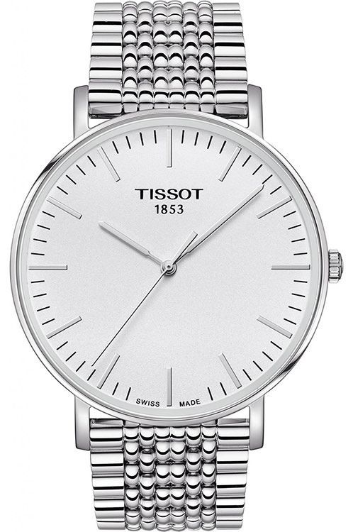 Tissot Tissot Everytime 42 mm Watch in Silver Dial