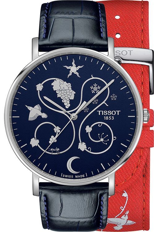 Tissot T Classic 42 mm Watch in Blue Dial