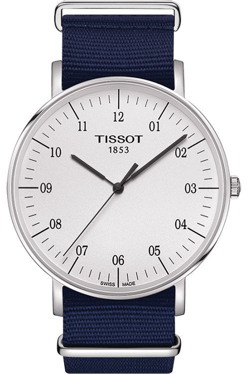 Tissot Everytime 42 mm Watch in Silver Dial