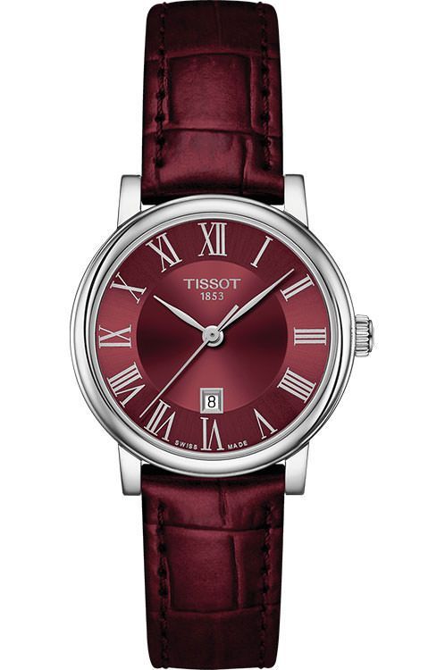 Tissot red dial discount watch