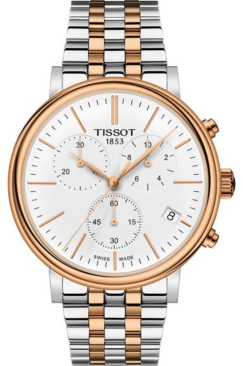 Tissot Tissot Carson 41 mm Watch in White Dial