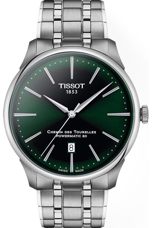 Tissot Tissot Chemin Des Tourelles 42 mm Watch in Green Dial