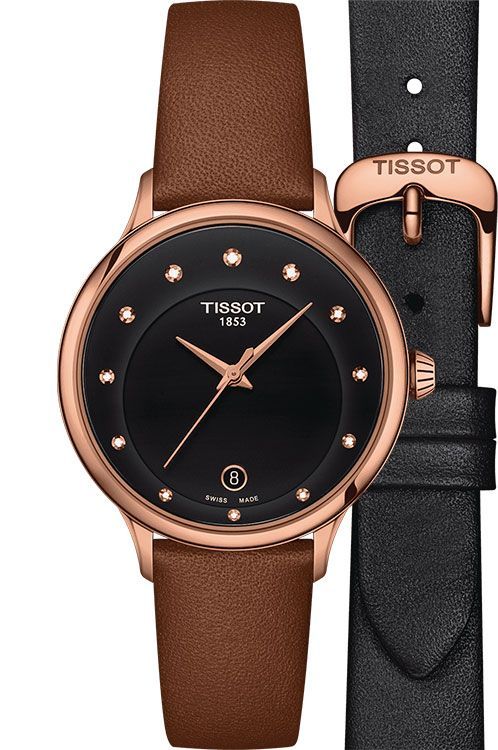 Tissot Tissot Odaci T 33.17 mm Watch in Black Dial