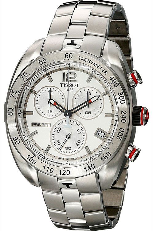 Tissot PRS 300 44 mm Watch in Silver Dial